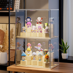 ブラインドボックス展示ボックス手作りアクリル収納透明バブルマット展示棚防塵ボックス玩具積み木展示