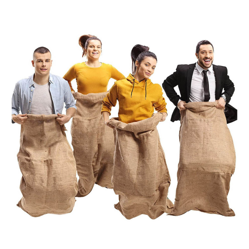 Potato Bag Match Pack Burlap Bag Outdoor Lawn Games Kids Adult BBQ Family Party Sneaking Bag