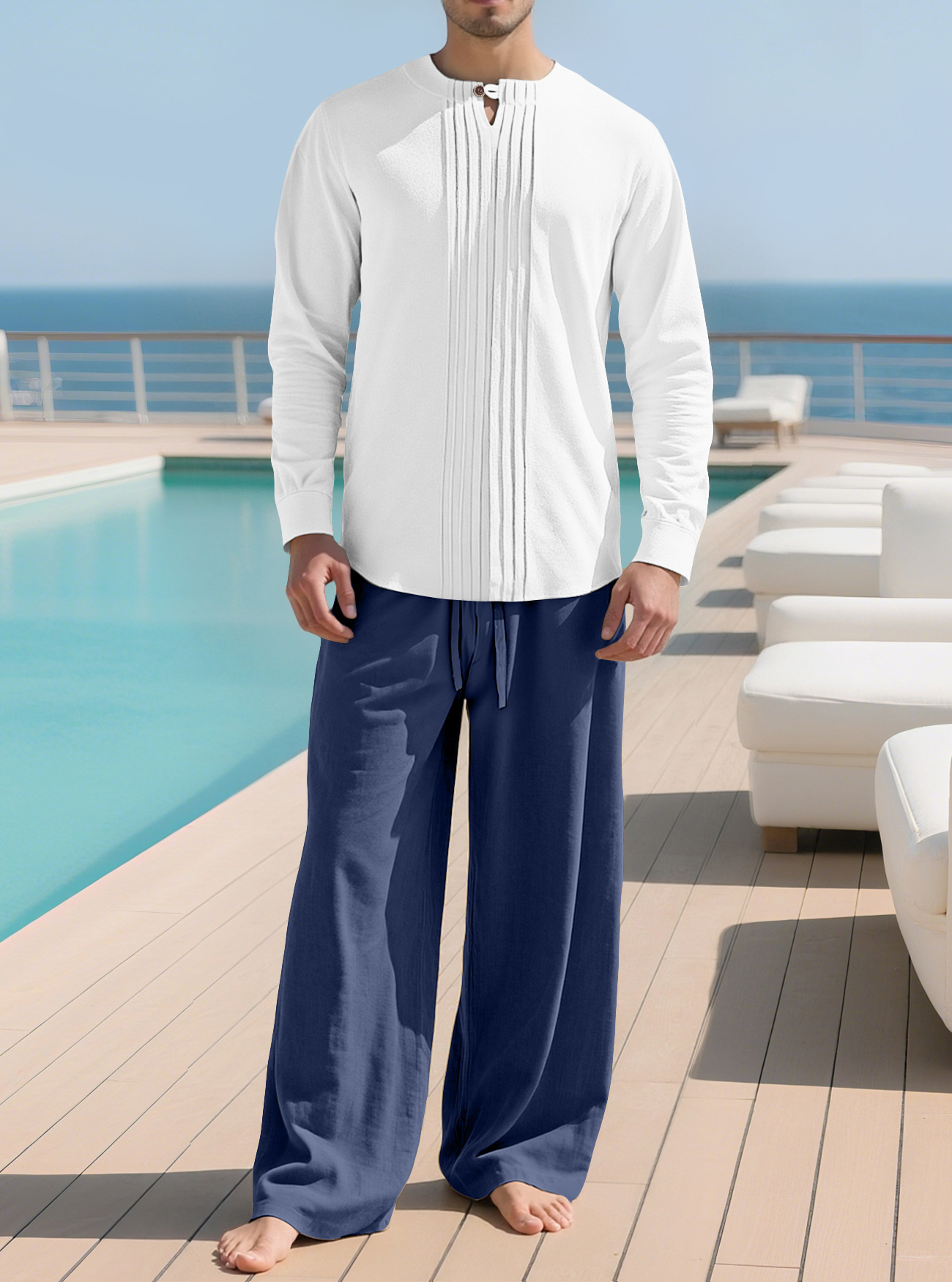 Blanco + verde tibetano