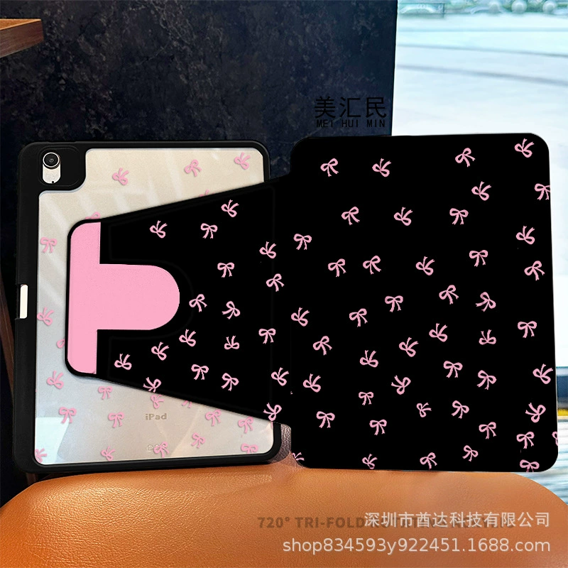 720° трёхскладной поворачивающийся защитный чехол для iPad, подходит для Honor X8 Pro, защитный чехол для планшета 11.5"