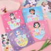 new pattern originality Sticker suit Fashion princess children manual diy make Sticker Stationery prize