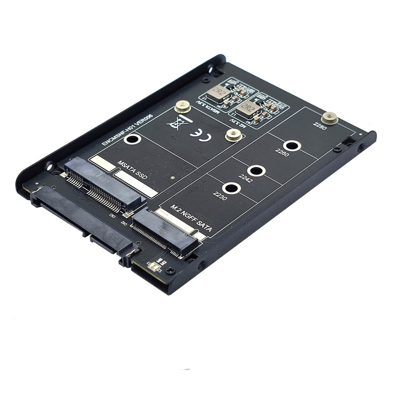 M.2 NGFF+mSATAתSATA3ת�ӿ�JBOD��̬Ӳ��ת6G�ӿ�ת����ת��ͷ