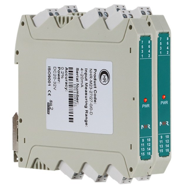 NHR-M23-27/27-0/0-D虹润智能配电器信号隔离器二进二出4-20mA