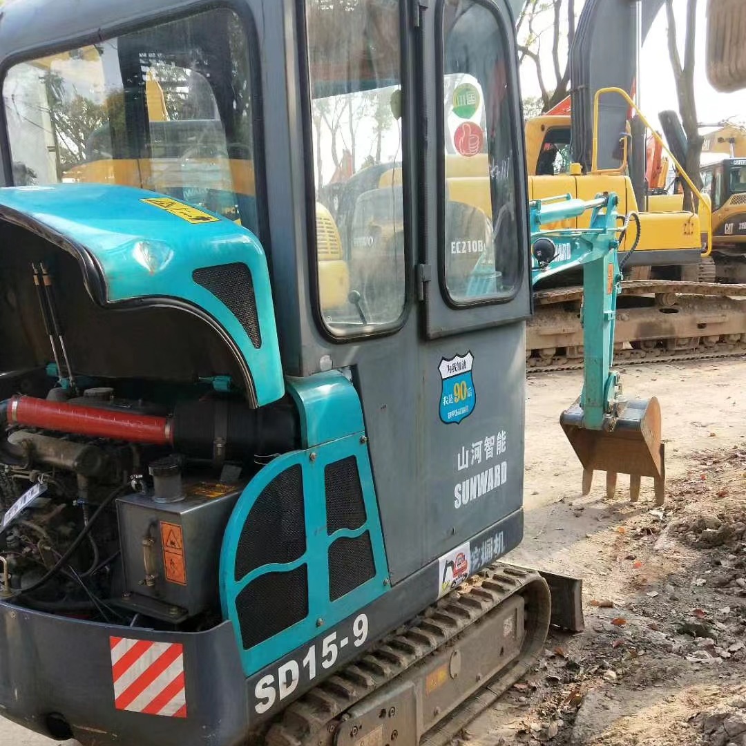 出售精品山河智能17挖机 果园农田挖沟挖土机 农用种植小型挖掘机