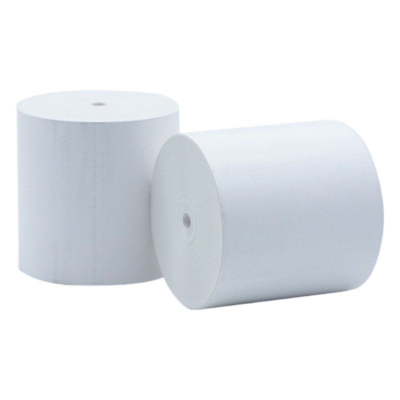 Papel térmico 80x80 Papel de caja registradora 80*80 m Catering Cocina Número de llamada Papel de boleto pequeño Logística Supermercado Papel de impresión para llevar