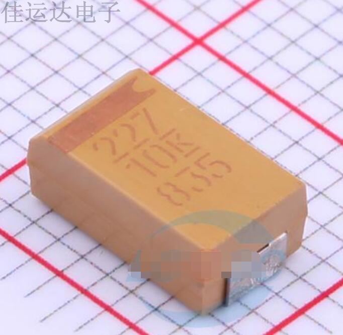 T495D227K010ATE100 规格 220uF(227) ±10% 10V 钽电容器
