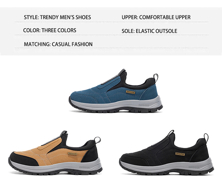 Men's Loafers, Popular Large-size Men's Slip-on Casual Sneakers, Canvas Shoes_vogvips.com