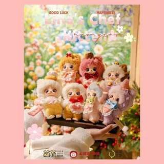 新款baby three LiilaV4莉拉四代甜品师小猫系列潮玩毛绒挂件