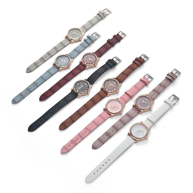 Sports Solid Color Buckle Quartz Women's Watches display picture 3