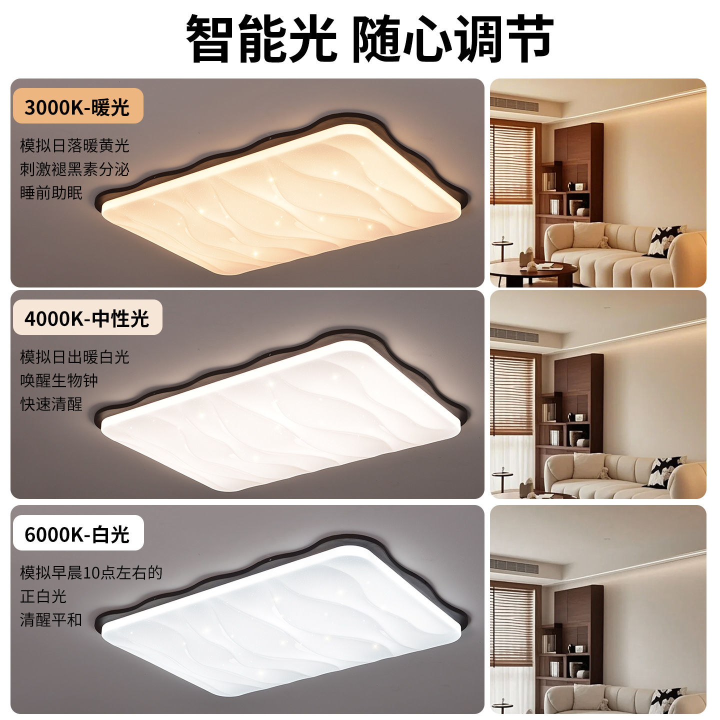 Lámpara de techo de la sala de estar medieval francesa retro cálida onda lámpara de dormitorio luminaria de protección de ojos brillante 357L