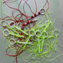 棉線結手工捆綁棉線結棉線線止磯釣棉線結棉線定位豆