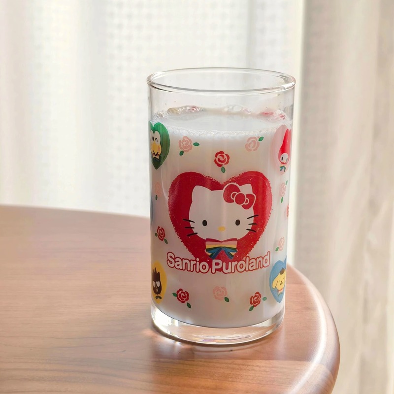 玻璃杯大合集凯蒂猫高颜值喝水杯子可爱卡通果汁饮料咖啡杯|undefined