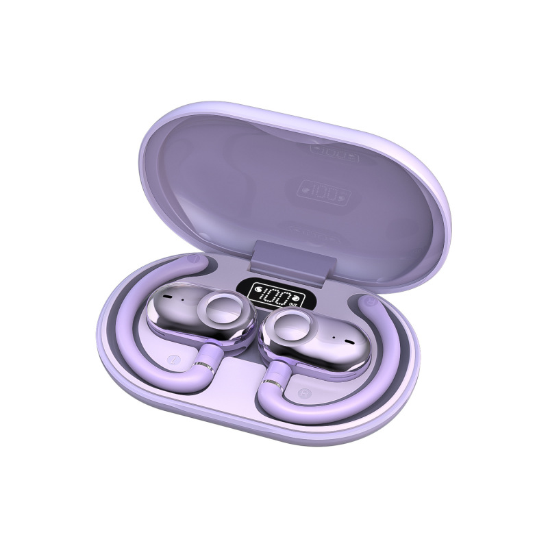 クロスボーダーJM18 Bluetoothイヤホン、耳掛け式ワイヤレス、超長バッテリー寿命、回転式、非侵入型、スポーツノイズキャンセリングイヤホン、卸売|undefined