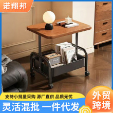可移动双层茶几家用客厅小推车卧室简约边几小户型茶桌现代置物架