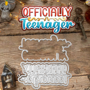 Cross-Border Exclusive Planner Decoration Officially Teenager Pattern Handmade Paper Art Embossing Carbon Steel Knife Mold