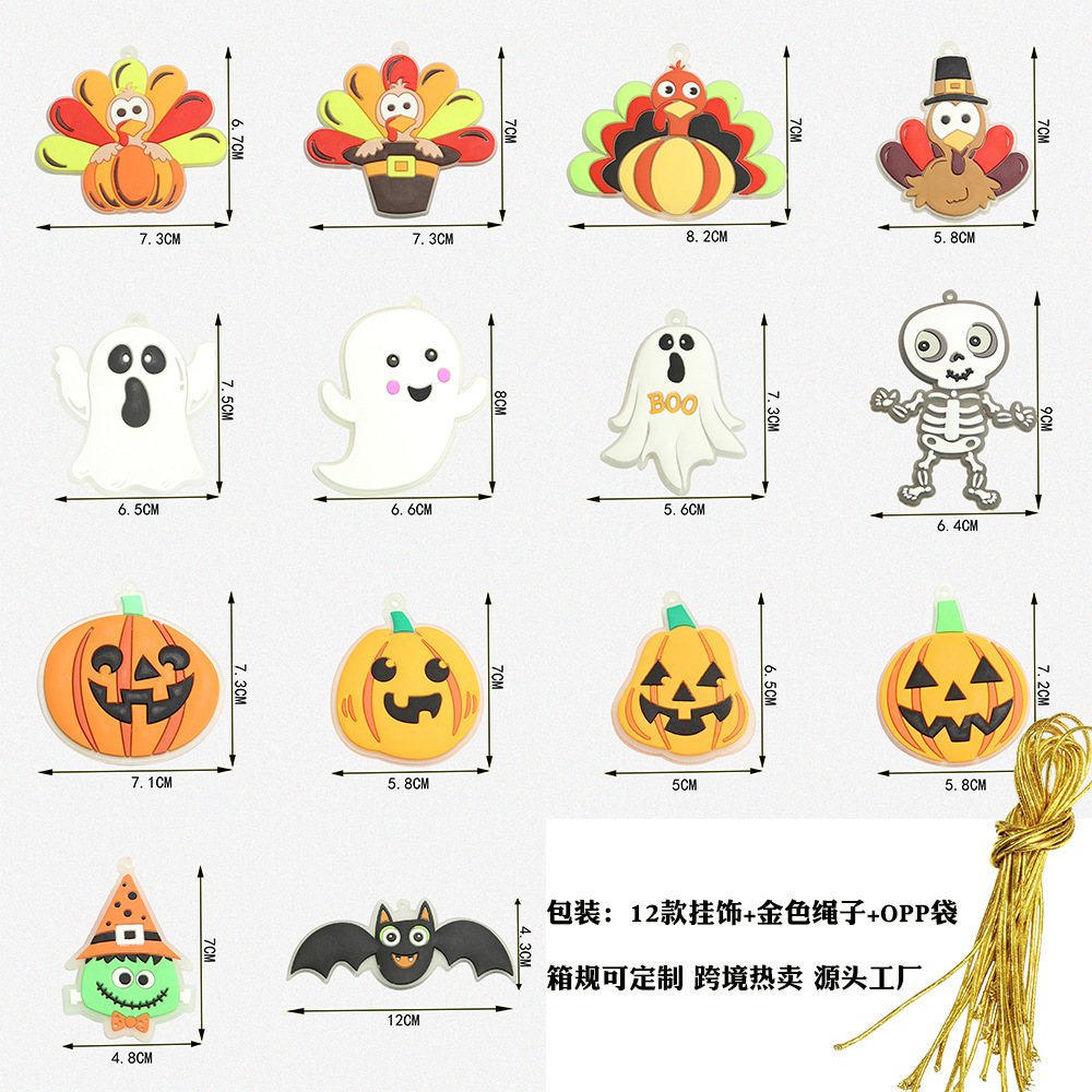 Cross-border Ghost Festival decorations and arrangements, Halloween hanging ghost hangings, Amazon witches, ghosts and demons, festive supplies