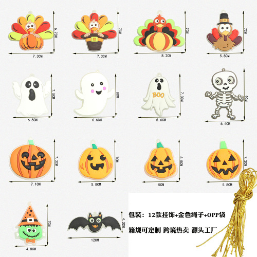Cross-border Ghost Festival decorations and arrangements, Halloween hanging ghost hangings, Amazon witches, ghosts and demons, festive supplies