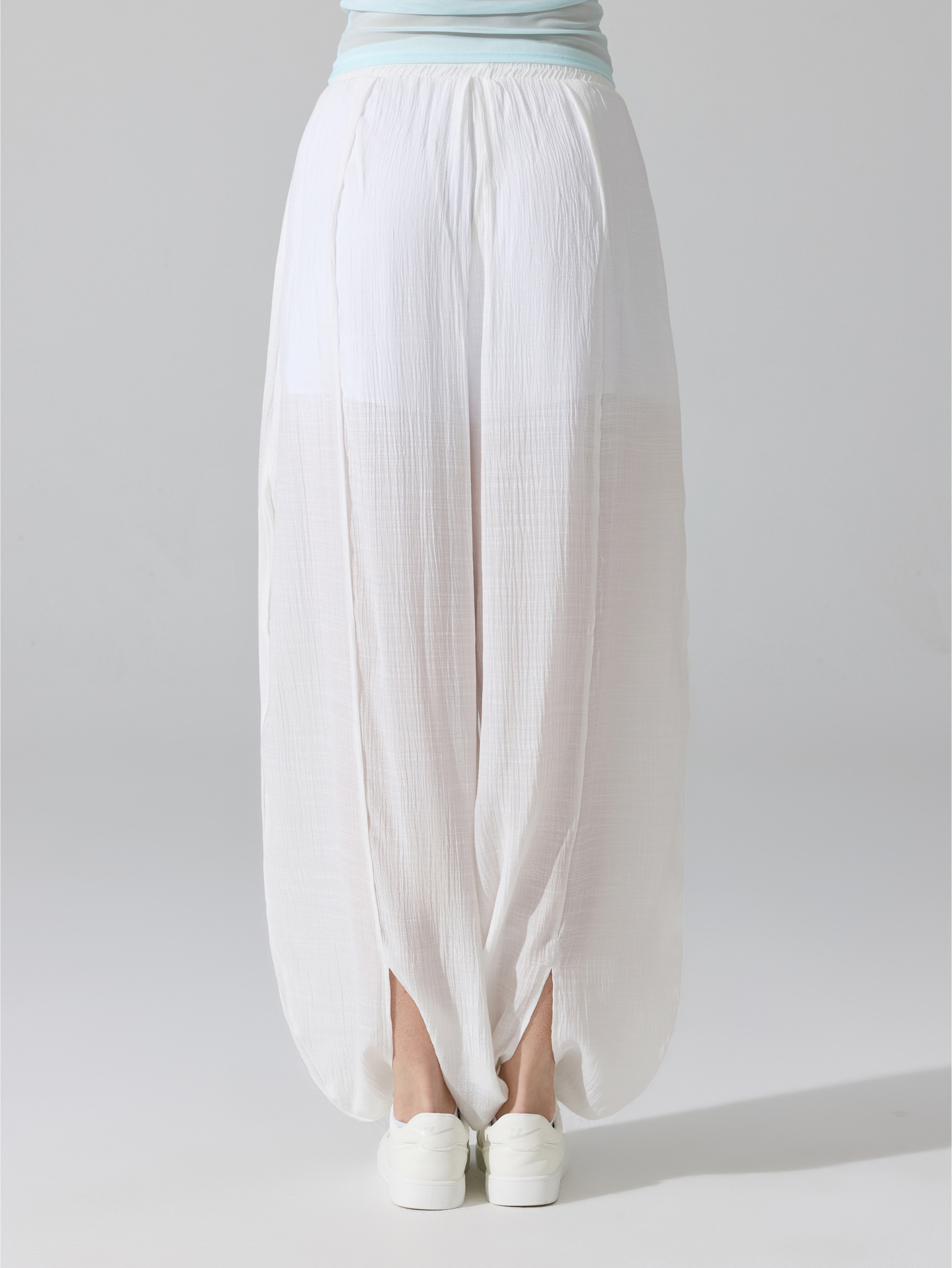 Pantalones sueltos transfronterizos europeos y estadounidenses Pantalones de baile de pilates para correr Pantalones de gimnasio Pantalones de cintura alta Pantalones de piernas anchas image 6