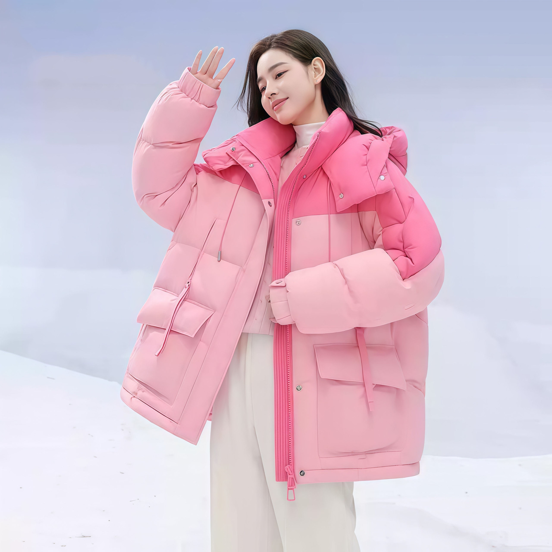 분홍색