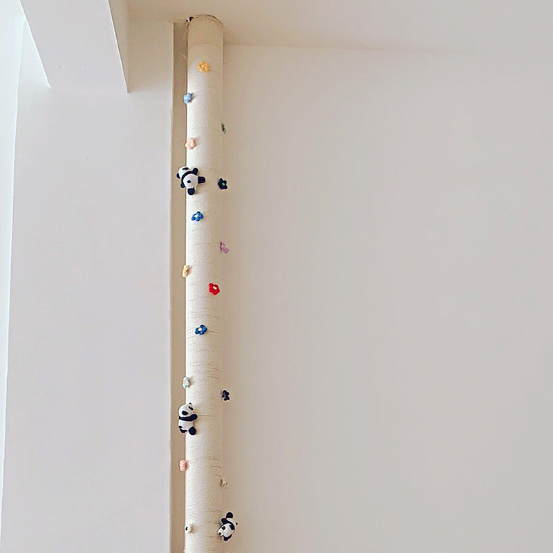 8mm Thick Hemp Rope Downspout Cover Decoration 6mm Beautify Balcony Water Pipe Wrap Fire Pipe Heating Pipe Cover-Up