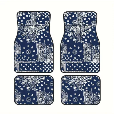 Mat Carpet Carpet Four-piece | Avtomobil döşəmə paspasları - dsn-foot-pad-3-3344-two-piece-set