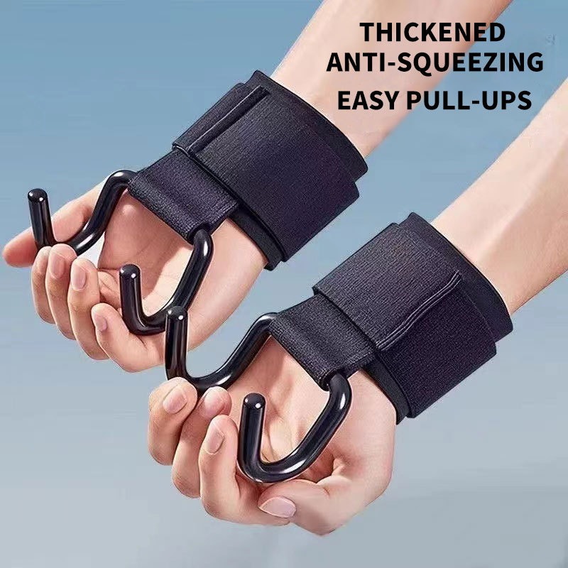 Cross-Border Labeling Assistance Hook Grip Hook Auxiliary Hook Pull-Up Strength Training Deadlift Dumbbell Wrist Strap