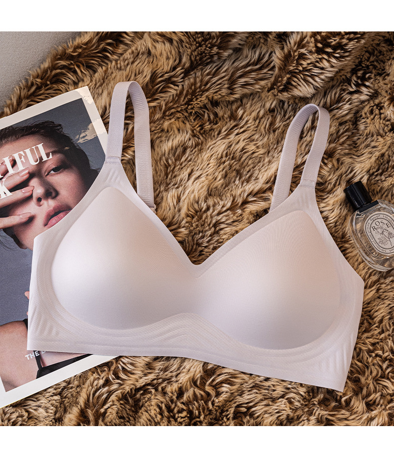 Venta directa de fábrica comercio electrónico transfronterizo Sudeste de Asia Vietnam Tailandia damas sin costuras sujetador de recogida lateral cómodo
