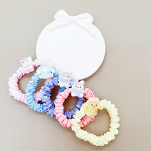 糖果色卡通三丽发圈女动物发绳高弹力头绳皮筋头饰小肠圈2025新款