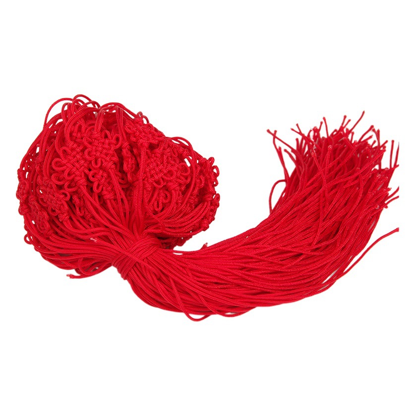 A line knot Jade line small Chinese knot width 1.5cm bookmark Chinese knot mobile phone chain accessories U disk Chinese knot pendant