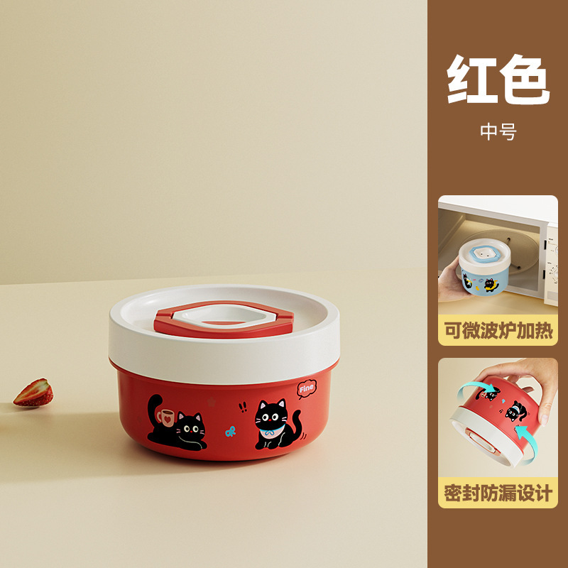 316不锈钢儿童碗食品级双层隔热防烫加厚汤碗 家用高颜值可爱饭碗|undefined