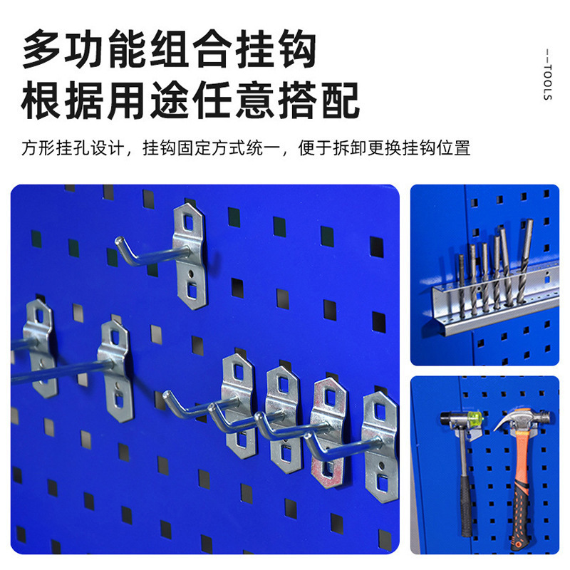 重型金属工具キャビネット工場の自動車修理工場の移動は、吊り板付き工具車を厚く収納してロッカーを厚くする|undefined