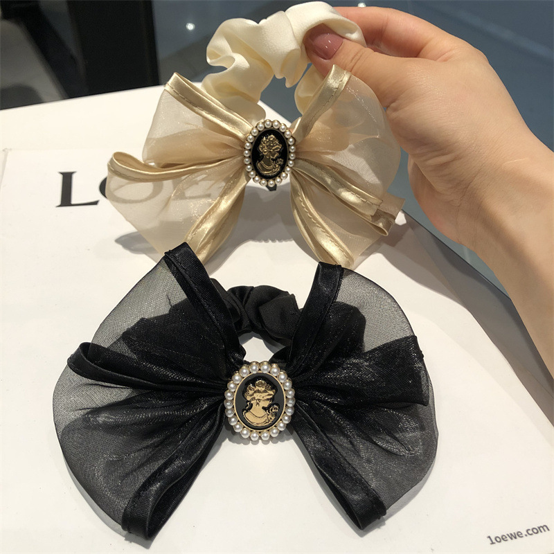 網紅髮圈同款小紅書髮夾韓版街拍日韓風明星同款大腸發圈