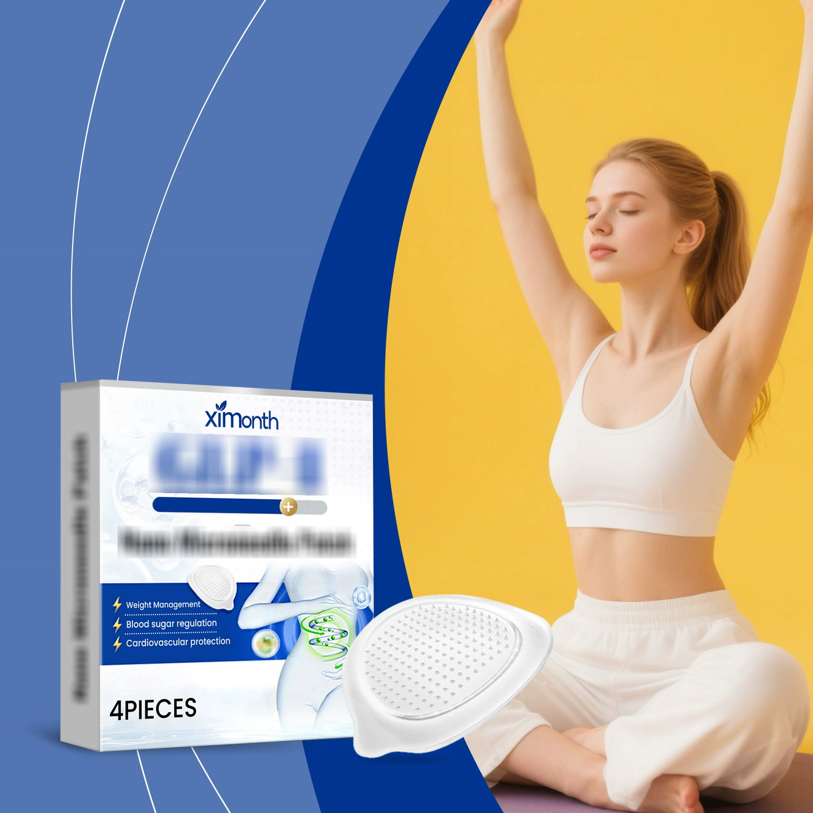 Пластырь для ухода за телом XIMONTH нежно ухаживает за кожей и линиями тела, легкий и удобный ежедневный пластырь для ленивых.