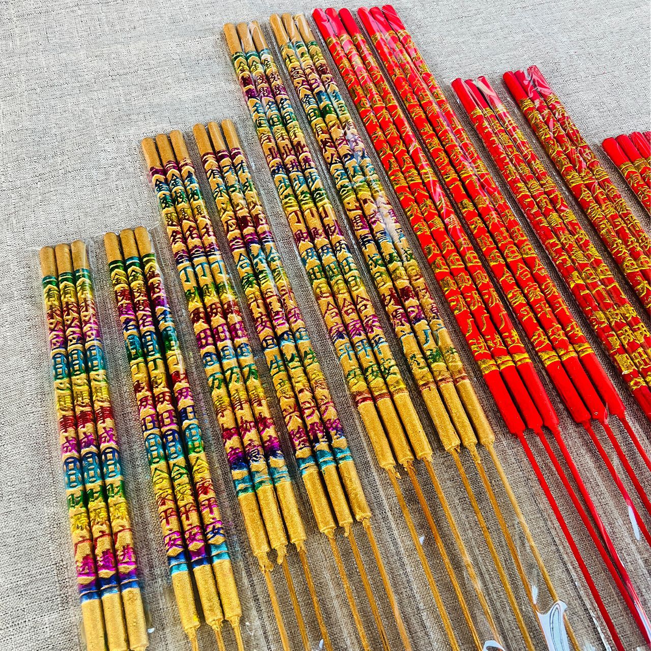 佛香厂家批发寺庙香供香品40/50cm60cm3支装凸字香棒香高香凸龙香