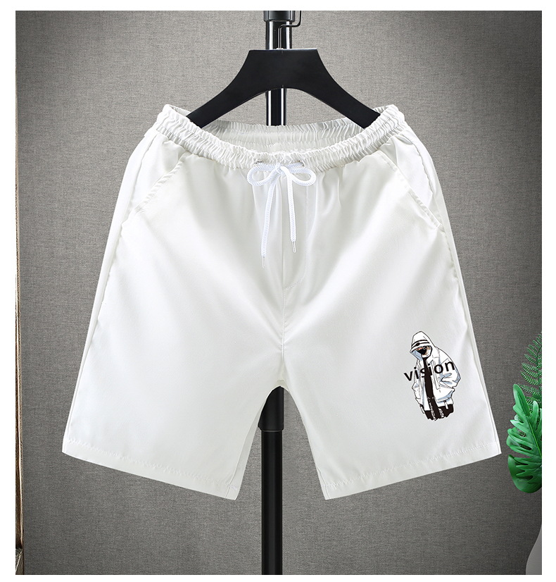 Moške poletne kratke hlače, ohlapne, za prosti čas, 5/4 hlače, poletne, tanke, velike športne hlače za plažo, moška poletna vrhnja oblačila, modna znamka ins_voghion.com