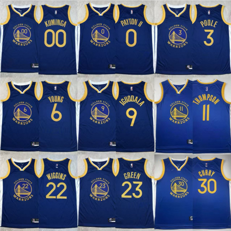 Retro basketball jersey, Warriors team uniform, training and game uniform, basketball shirt, sleeveless sportswear.