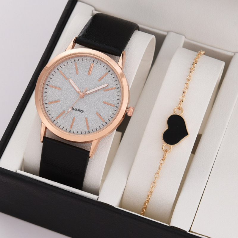 Pointer Display Type Casual Heart Shape Buckle Quartz Watch Bracelets Women's Watches