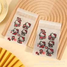 单品卡片自粘袋KT猫可爱印花opp包装袋少女心自封袋批发跨境热销