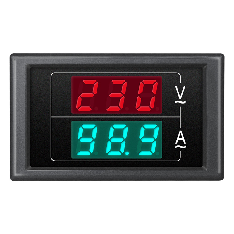 [送100A変流器]交流電圧電流ヘッダー高精度デジタル表示100A三相AC60-500V