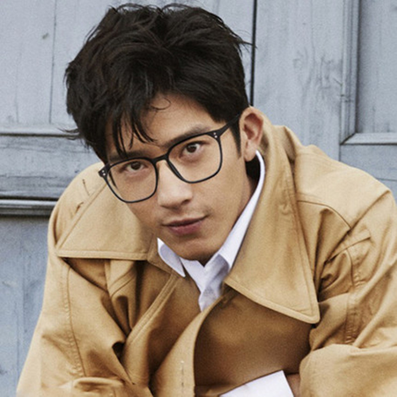 Nuevos hombres y mujeres gafas de luz anti-azul retro artístico gafas lisas macaron color a juego miopía marco gafas para estudiantes