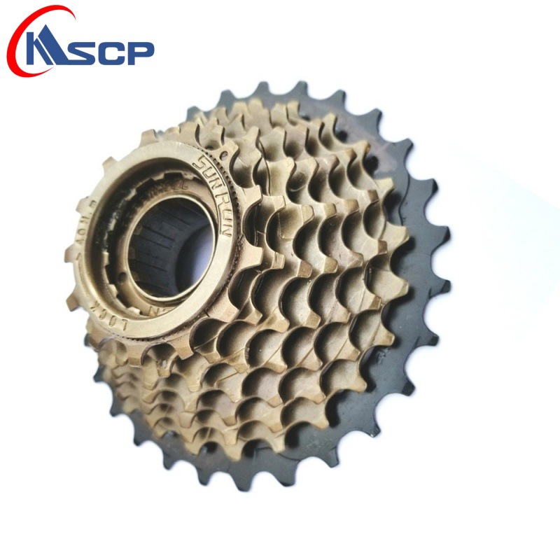 Posicionamiento de 8 velocidades Bicicleta marrón bicicleta de montaña accesorios equipo volante multi-vuelo Rueda De La Torre Volante de posicionamiento giratorio de 8 velocidades