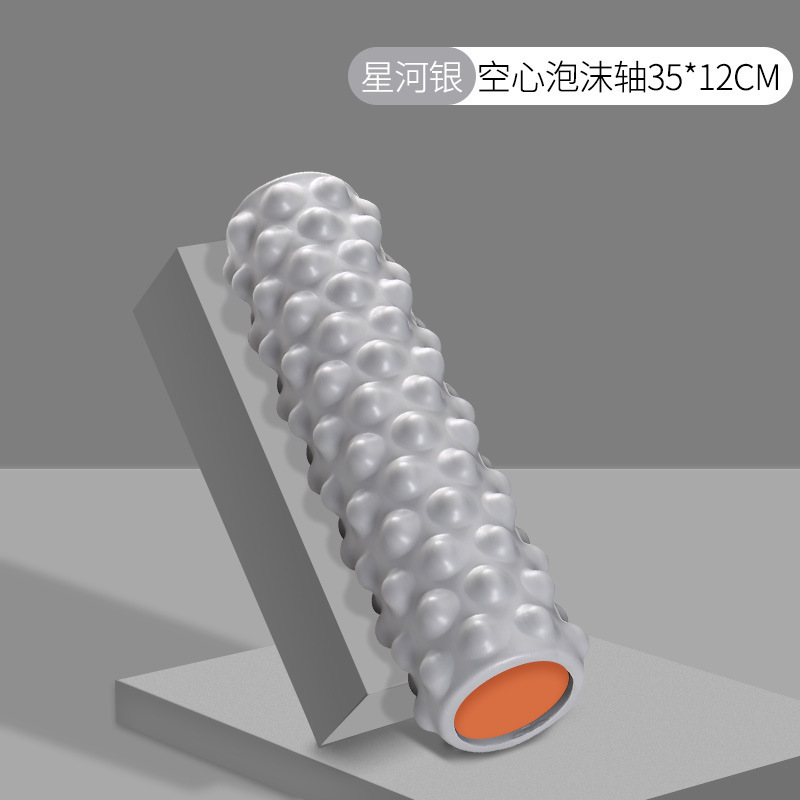 狼牙棒中実フィットネス器材泡軸筋肉リラックスマッサージローラー痩せ足神器langyaヨガ柱|undefined