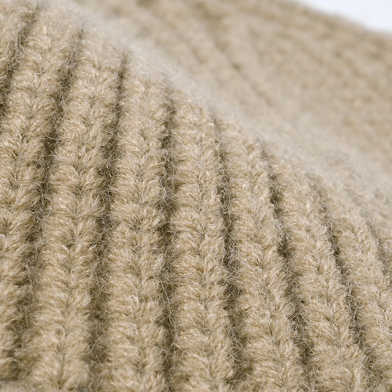 Warme, dicke Fischermütze aus Wolle für Herbst und Winter – ideal für kleine Damen. Modische Strickmütze für kalte Tage._voghion.com