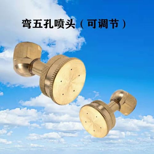 Agricultural spray head chemical applicator five-hole mist sprayer electric sprayer accessory high pressure adjustable atomizing nozzle
