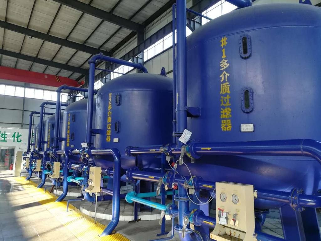 工业污水处理活性炭过滤设备 全自动反冲洗多介质过滤器