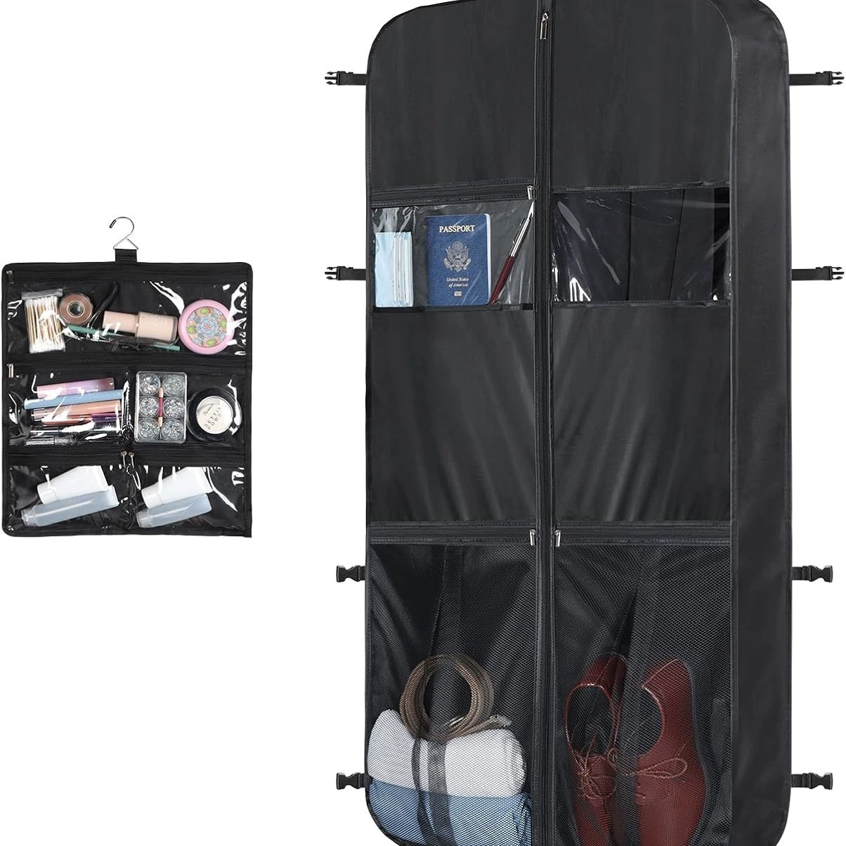 Дорожная сумка для хранения одежды из ткани Оксфорд 600D, сумка для ручной клади, дорожная сумка для хранения, плюс сумка для хранения туалетных принадлежностей