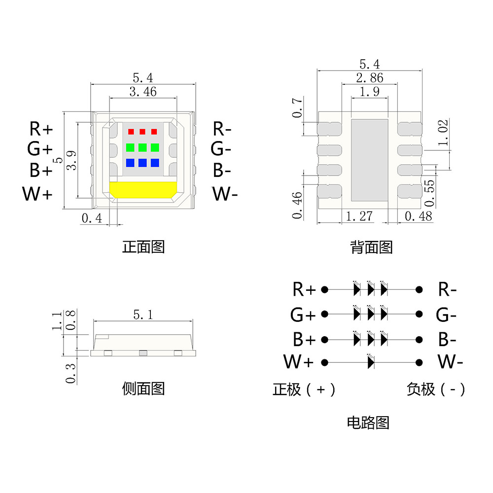 5054RGBWĺһled̨ƾ۵5054rgbwƬ