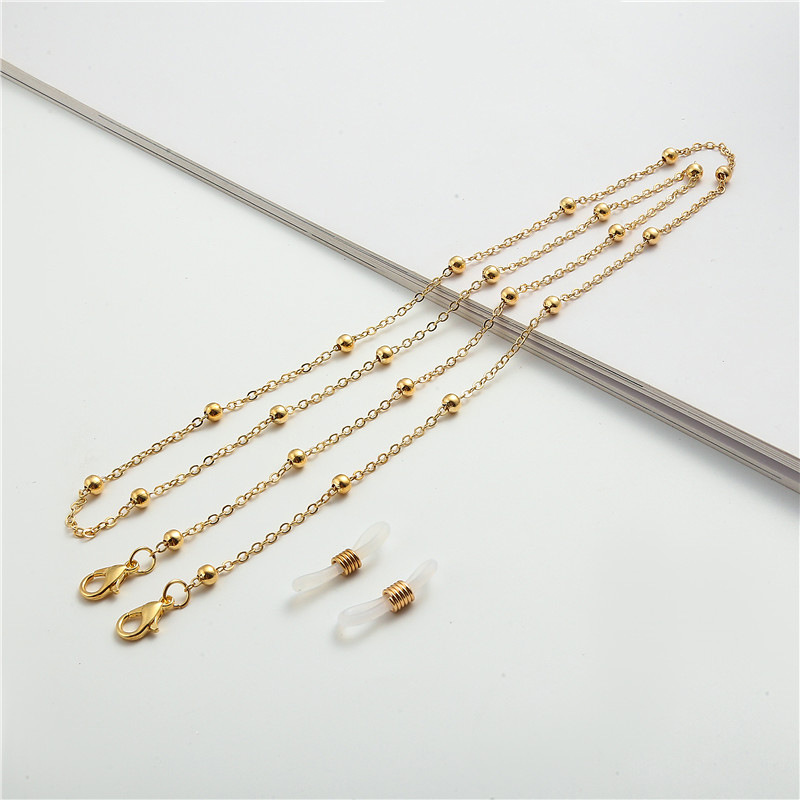 Women's Gender Vacation Simple Style Solid Color Alloy Women's Glasses Chain