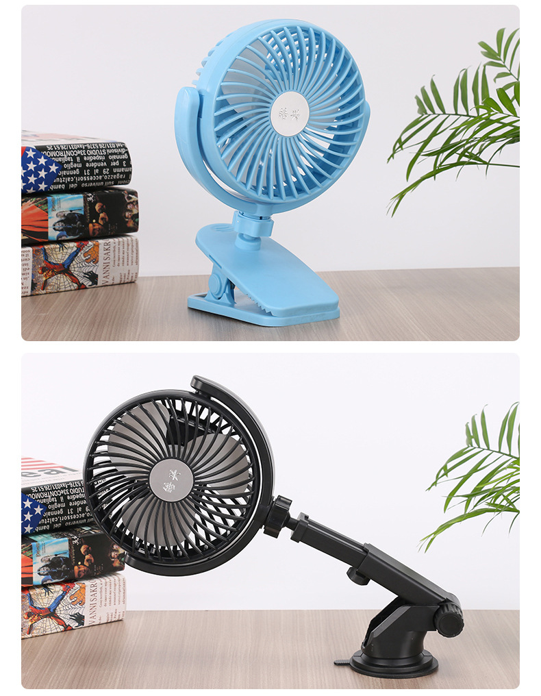 Fan for Dormitory, Office, Suction Cup Type Car Fan, 24V Powerful Cooling Electric Fan for Van, Car-Mounted