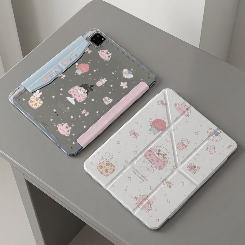 Cute Dessert-Themed Protective Case for Apple iPad Mini with Pen Slot, Air Buckle, Pro Anti-Bending, 10Th Generation Cartoon Design Cute Dessert-Themed Protective Case for Apple iPad Mini with Pen Slot, Air Buckle, Pro Anti-Bending, 10Th Generation Cartoon Design